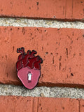 Heart Switch OFF - Anatomical Heart Enamel Pin