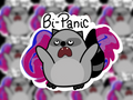 Bisexual Panic Raccoon Sticker