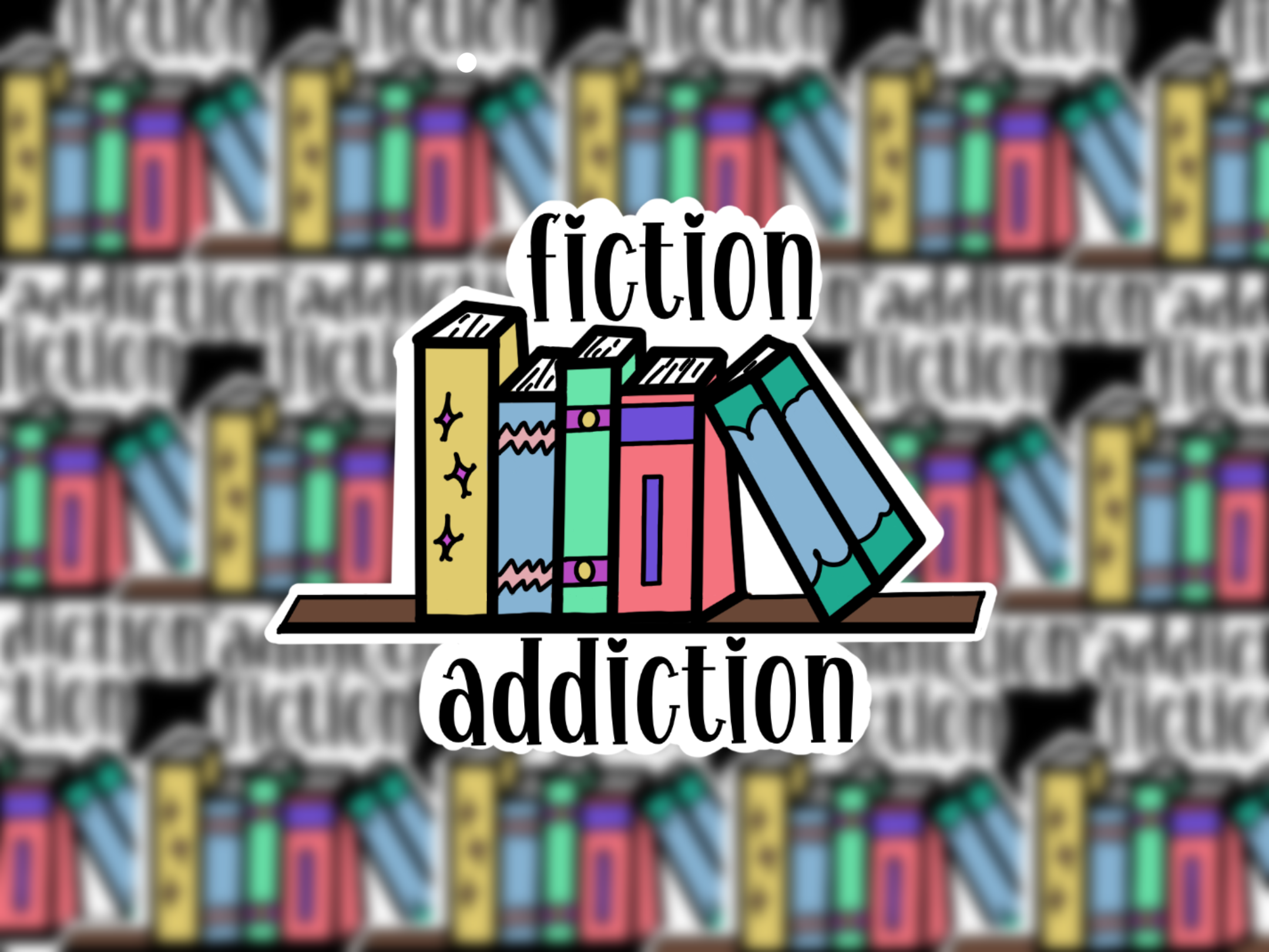 Fiction Addiction Sticker