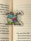 Pretty Girls Read Books Acrylic Pin