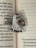 Waiting for Reading Weather Acrylic Pin