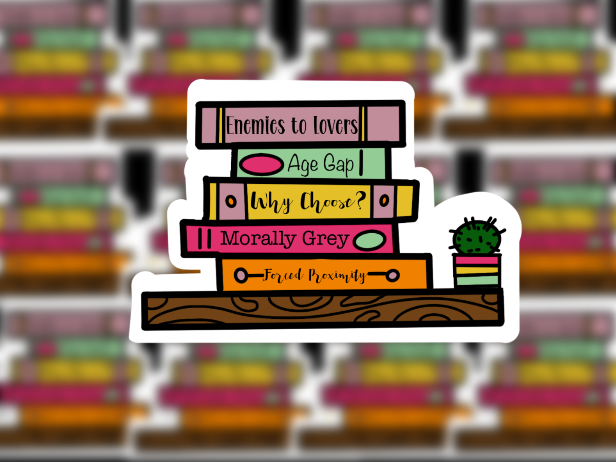 Romance Tropes Sticker